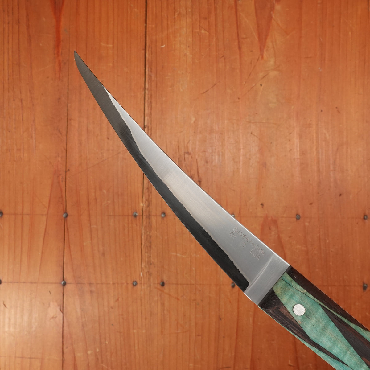 Silverthorn 6" Boning San Mai Stainless Clad O1 Carbon Steel Wildwood Handle T/W