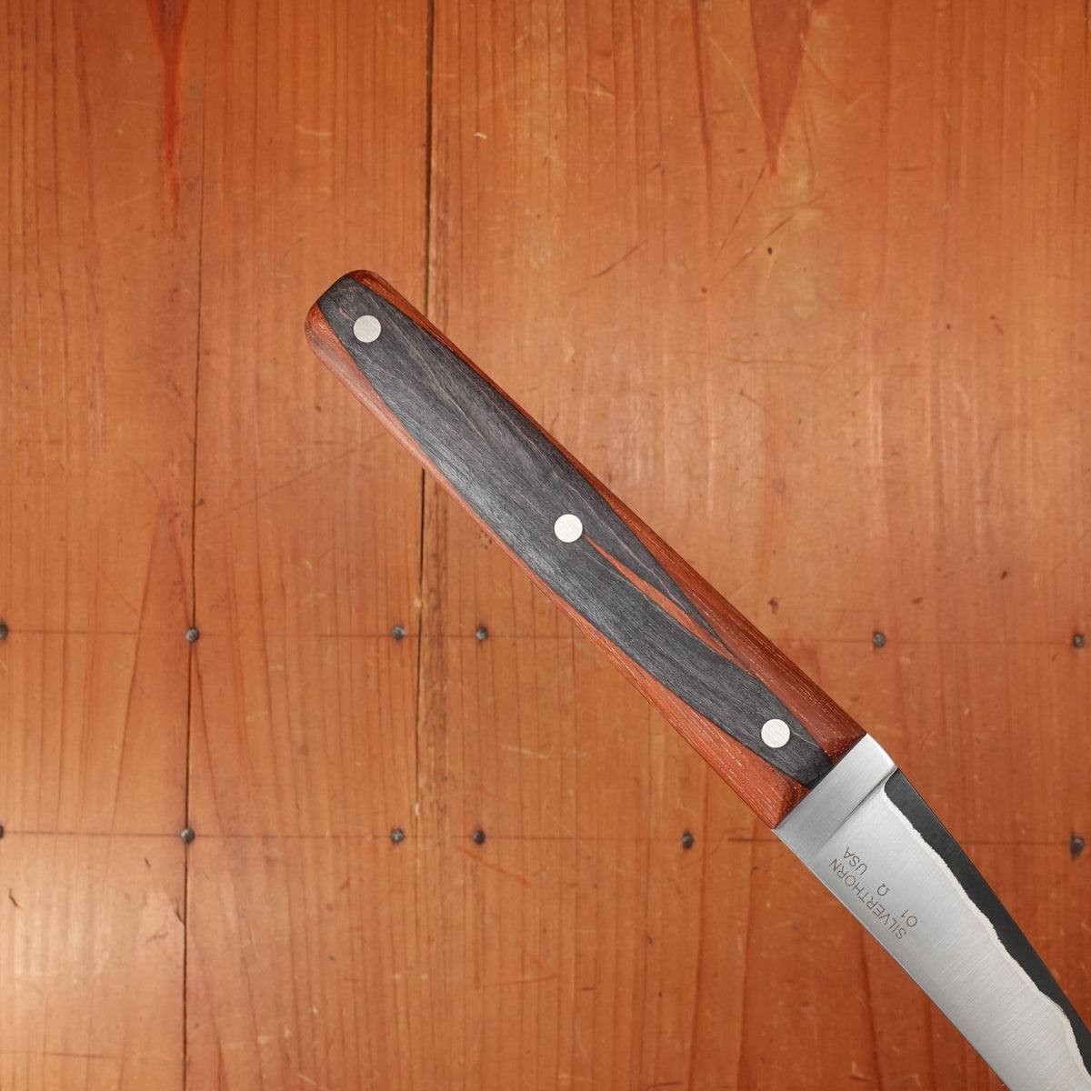 Silverthorn 6" Boning San Mai Stainless Clad O1 Carbon Steel Wildwood Handle G/J