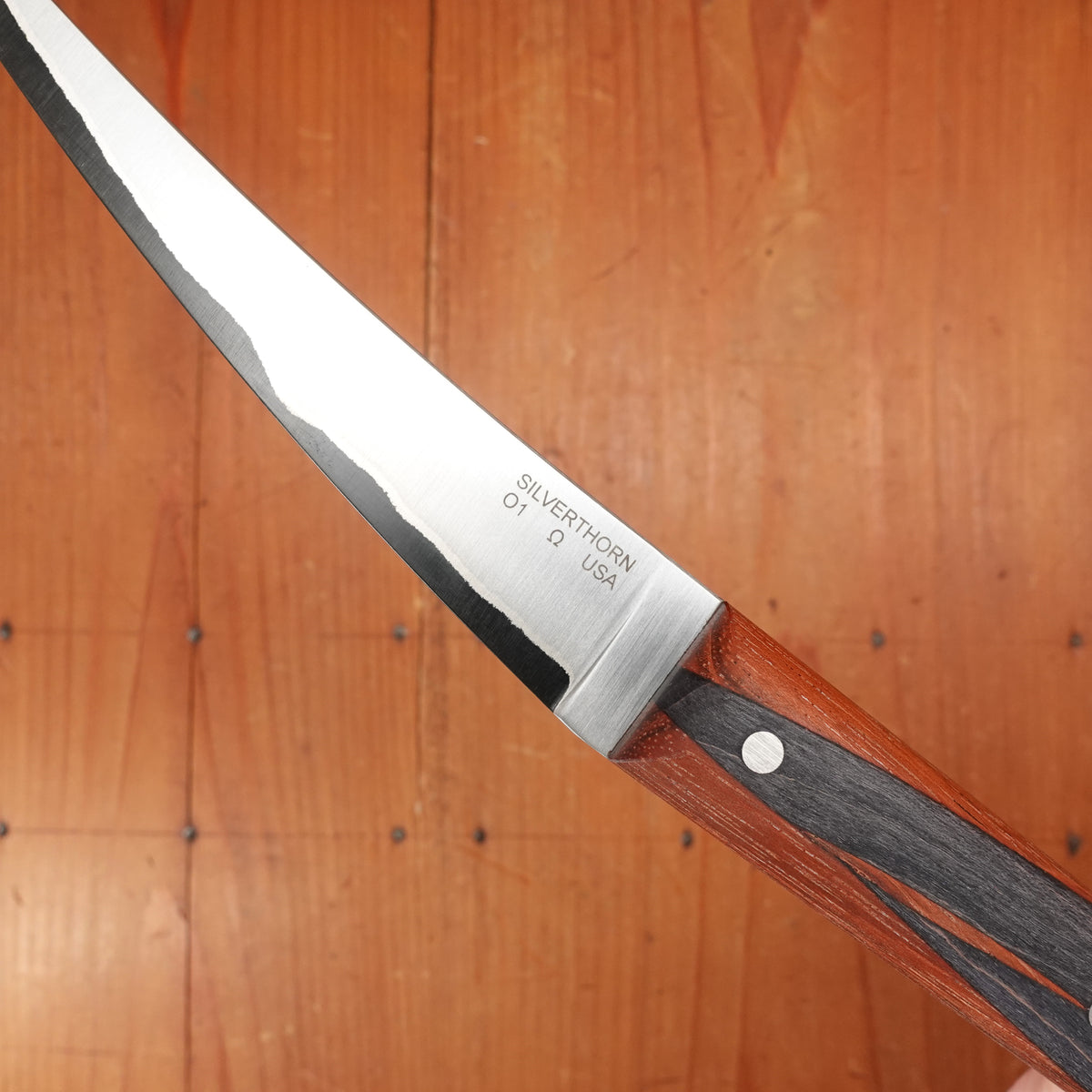 Silverthorn 6" Boning San Mai Stainless Clad O1 Carbon Steel Wildwood Handle G/J