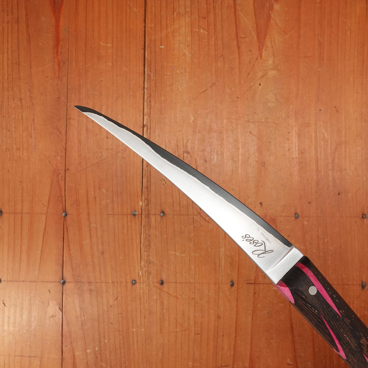 Silverthorn 6" Boning San Mai Stainless Clad O1 Carbon Steel Wildwood Handle P/W