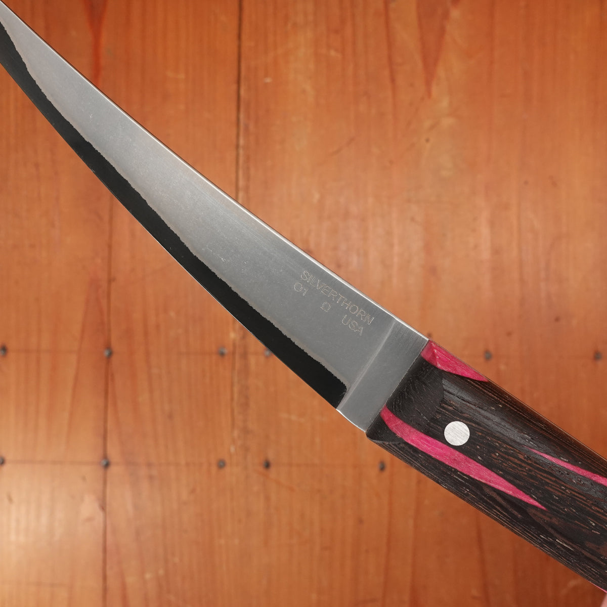 Silverthorn 6" Boning San Mai Stainless Clad O1 Carbon Steel Wildwood Handle P/W