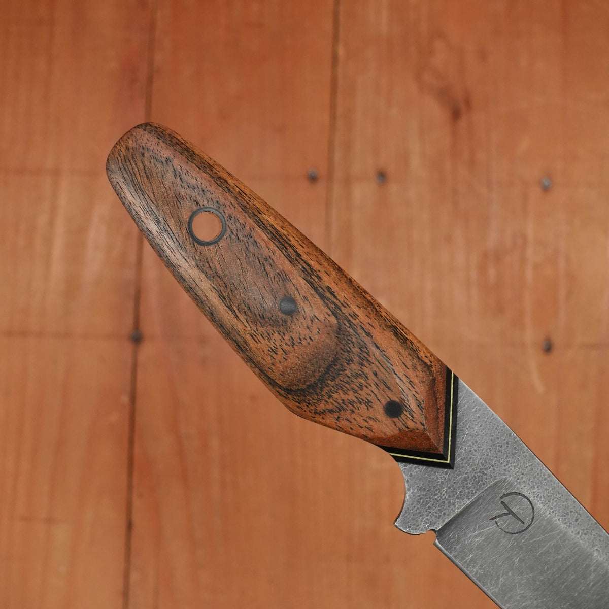Alma Knife Co. 135mm Brisket Trimmer Hankotsu 52100 Bocote Wood Handle