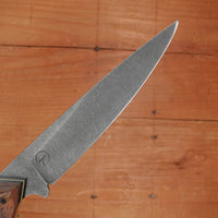 Alma Knife Co. 135mm Brisket Trimmer Hankotsu 52100 Bocote Wood Handle