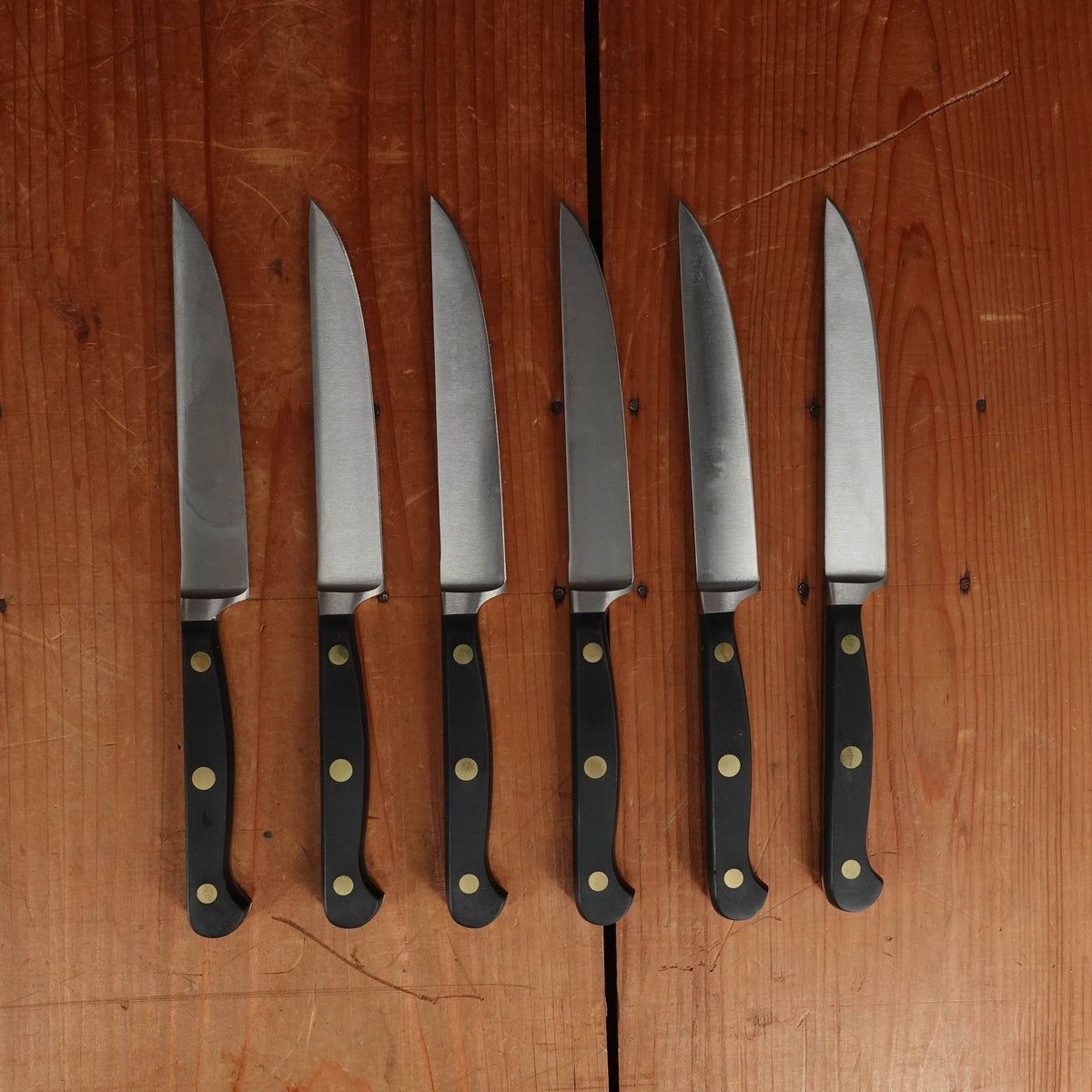 Friedr Herder Pikas Forged Stainless POM Steak Knife Set - 6 Pieces