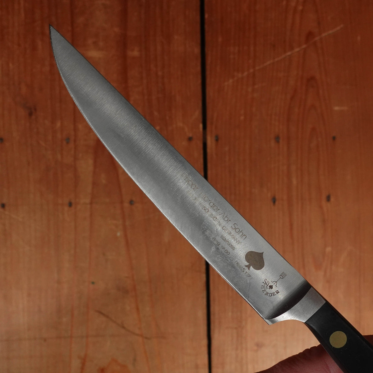 Friedr Herder Pikas Forged Stainless POM Steak Knife Set - 6 Pieces