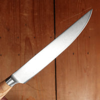 Friedr Herder Madera Steak Knife Set Forged Stainless Olive 1/2 Bolster - 6 Pieces