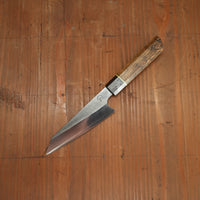 Alma Knife Co. 135mm Kiritsuke Petty 26c3 Nashiji Bocote Ebony Handle