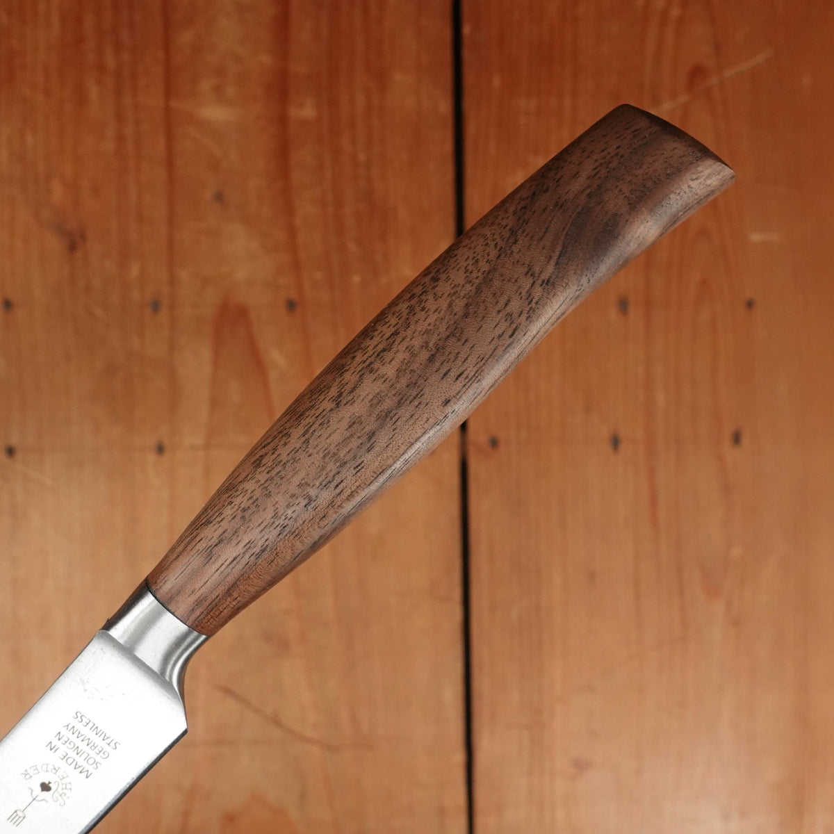 Friedr Herder Madera Forged Stainless Walnut 1/2 Bolster Steak Knife Set - 6 Pieces
