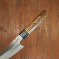 Alma Knife Co. 135mm Kiritsuke Petty 26c3 Nashiji Bocote Ebony Handle