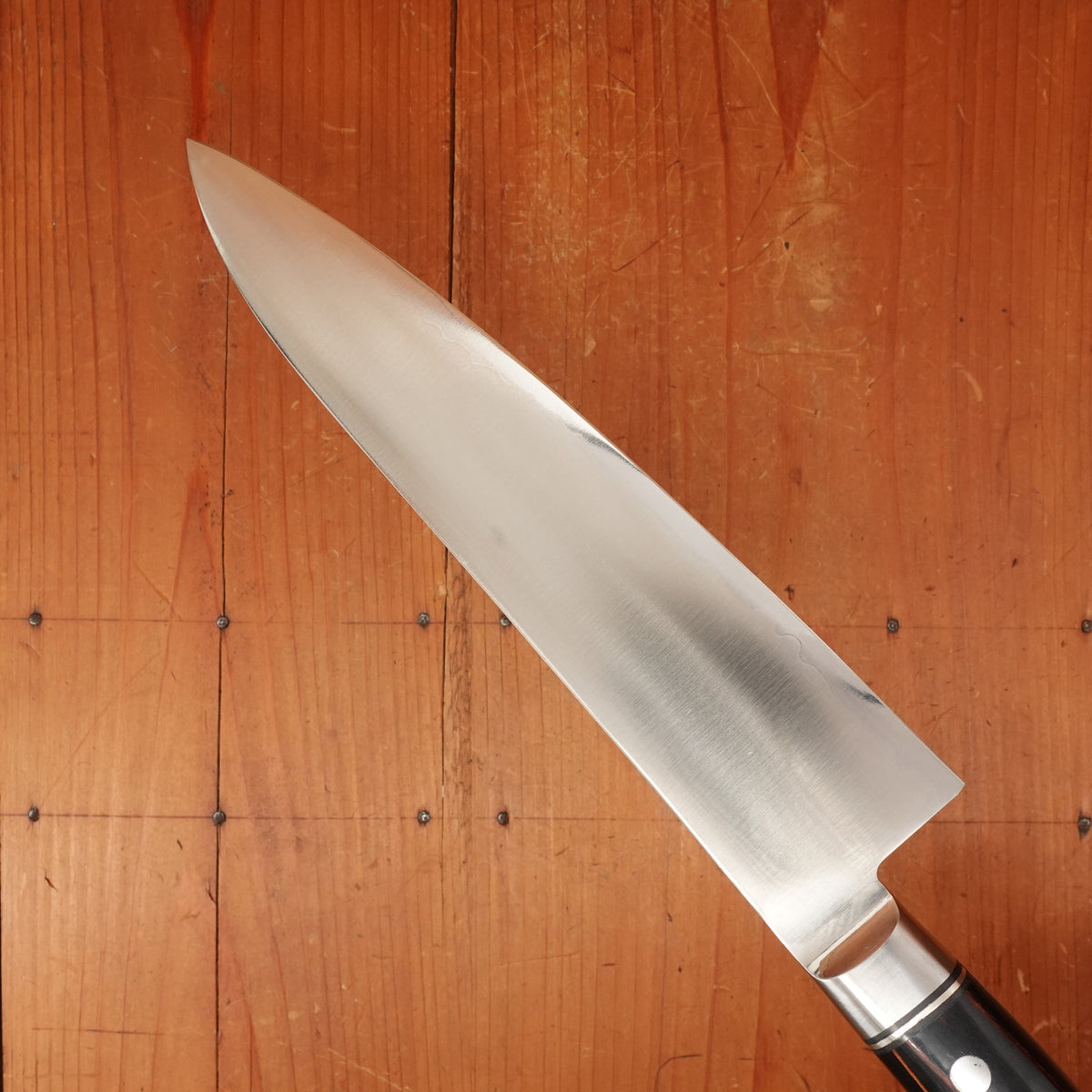 New Old Stock Hiro 210mm Gyuto Stainless Clad Aogami 2 Ebony Western Handle