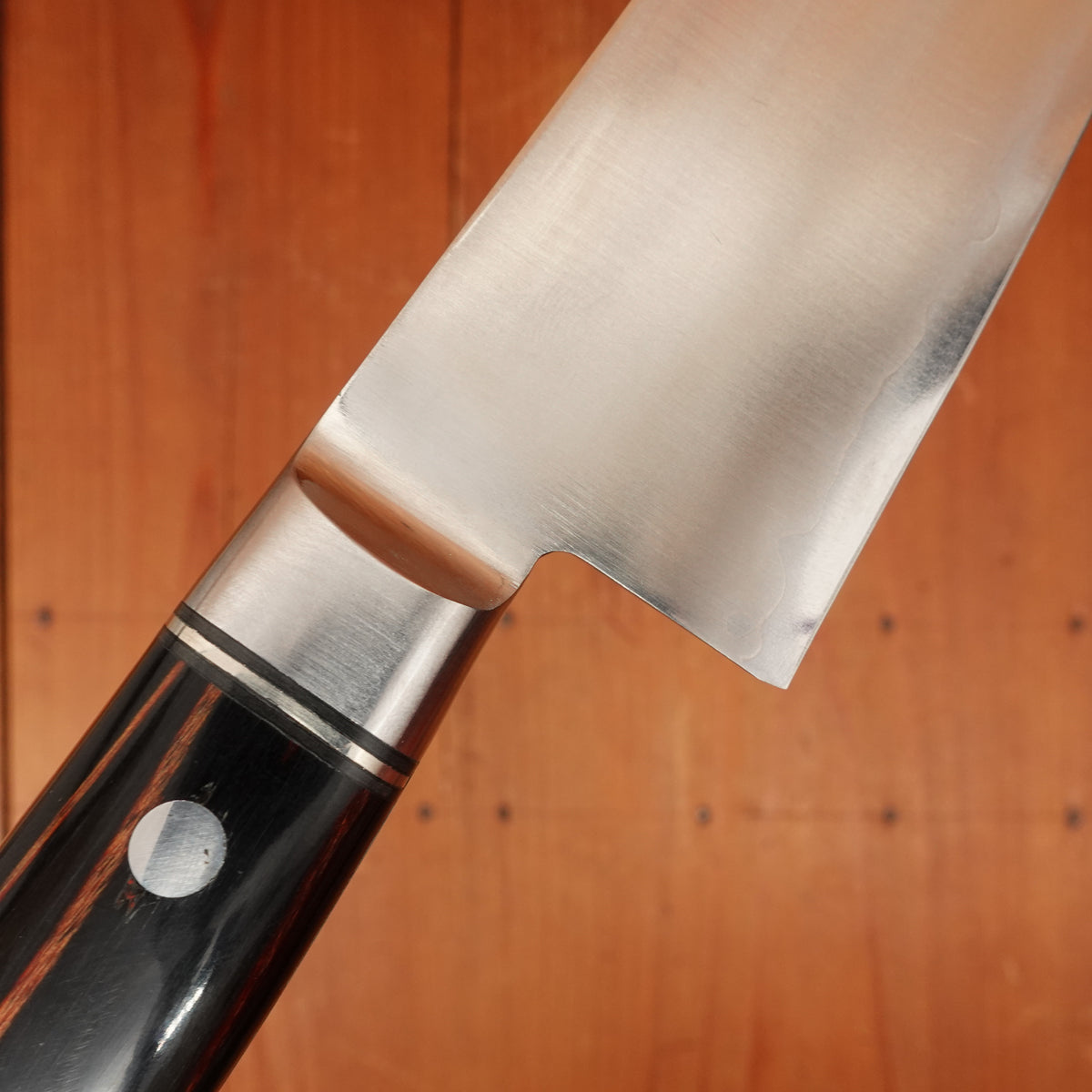 New Old Stock Hiro 210mm Gyuto Stainless Clad Aogami 2 Ebony Western Handle