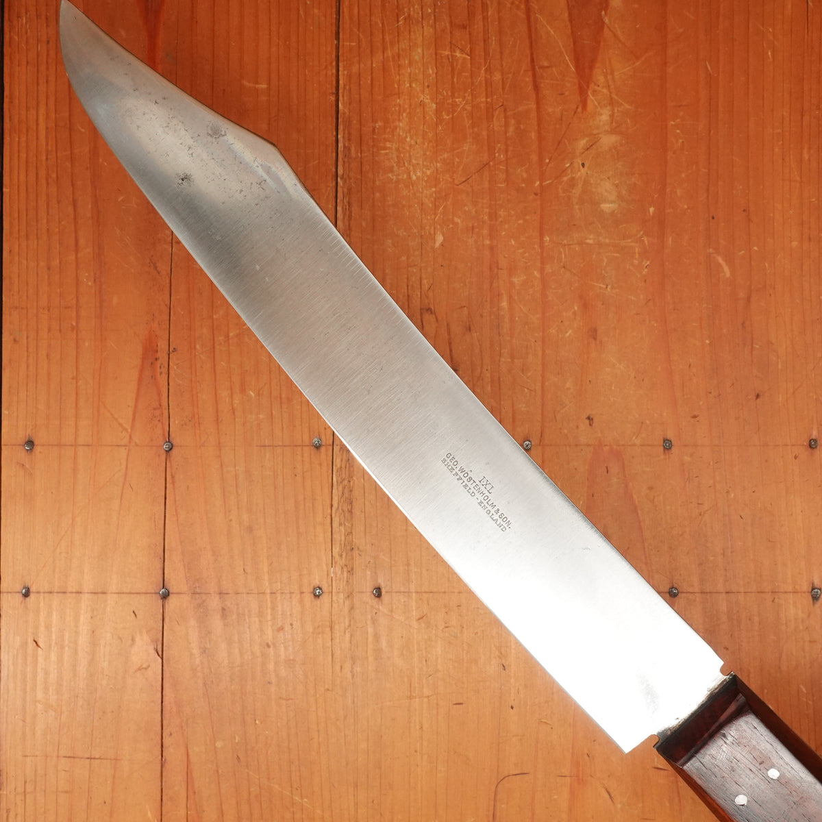 Geo Wostenholm IXL 11" Bowie Carver Carbon Steel Sheffield, England 1890-1930s