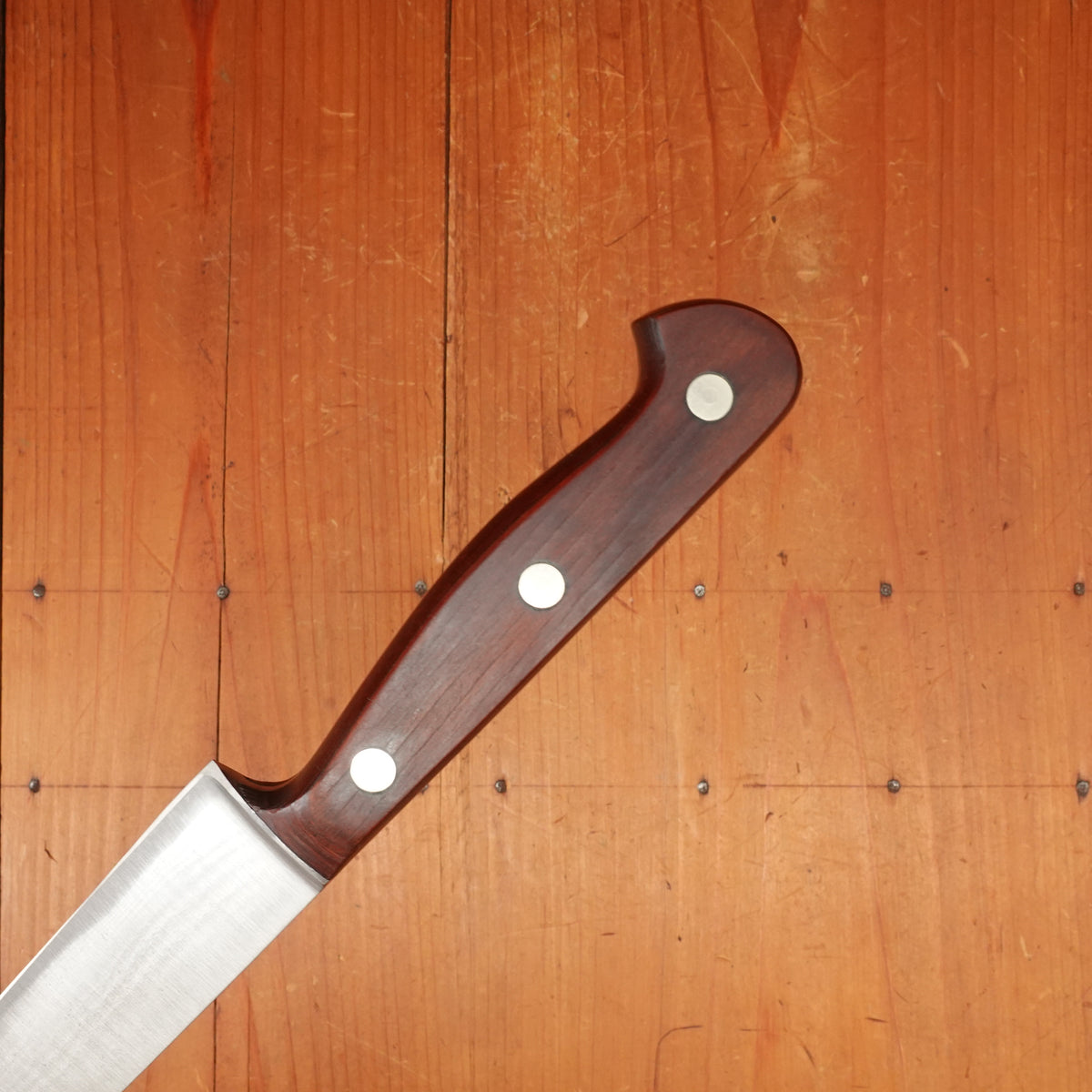 Ernst Röttgen 10.5" Slicer Carbon Steel & Pakka Solingen 1960s