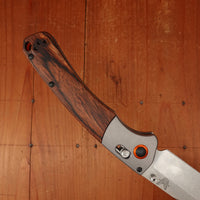 Benchmade 15080-2 Crooked River Clip Point CPM-S30V AXIS Lock Stabilized Wood Handle