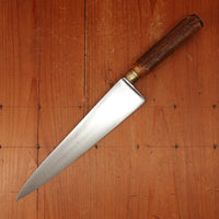Re-Handled 9.5" Chef Knife Carbon Steel & Stag -France age unknown