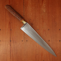 Re-Handled 9.5" Chef Knife Carbon Steel & Stag -France age unknown