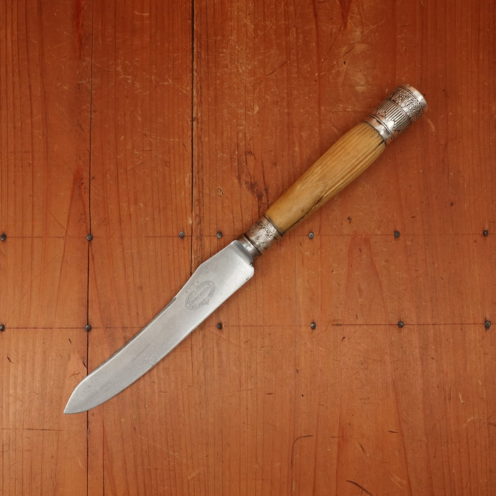 Superior Cutlery 6" Carving Knife Carbon Steel Sterling Bone 1889