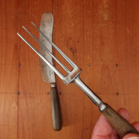 Van Wart & Naylor Table Knife Set Shear Steel & Horn Sheffield 1830s-1840