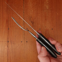 Table Knife Set (1 pair) Reynolds & Wadsworth Ironmongers Shear Steel Horn England 1871-1892