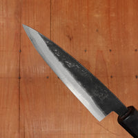 Hitohira Harima 120mm Petty Stainless Clad Kurouchi Aogami Super Walnut Handle