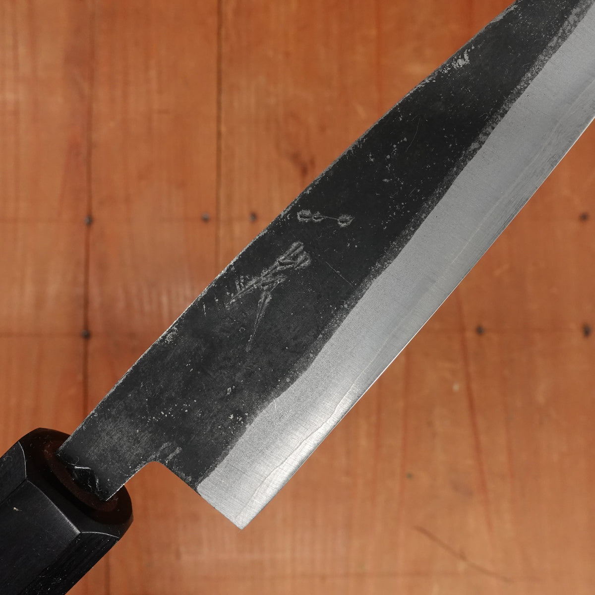 Hitohira Harima 120mm Petty Stainless Clad Kurouchi Aogami Super Walnut Handle