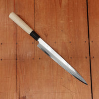 Hitohira Togashi 240mm Yanagi Shirogami 2 D Ho / Horn with Saya
