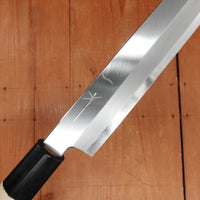 Hitohira Togashi 240mm Yanagi Shirogami 2 D Ho / Horn with Saya