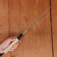 Hitohira Togashi 240mm Yanagi Shirogami 2 D Ho / Horn with Saya