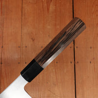 Hatsukokoro Shirasagi 240mm Kiritsuke Gyuto Single Bevel Shirogami 2 Angled Wenge