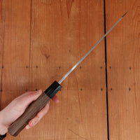 Hatsukokoro Shirasagi 240mm Kiritsuke Gyuto Single Bevel Shirogami 2 Angled Wenge