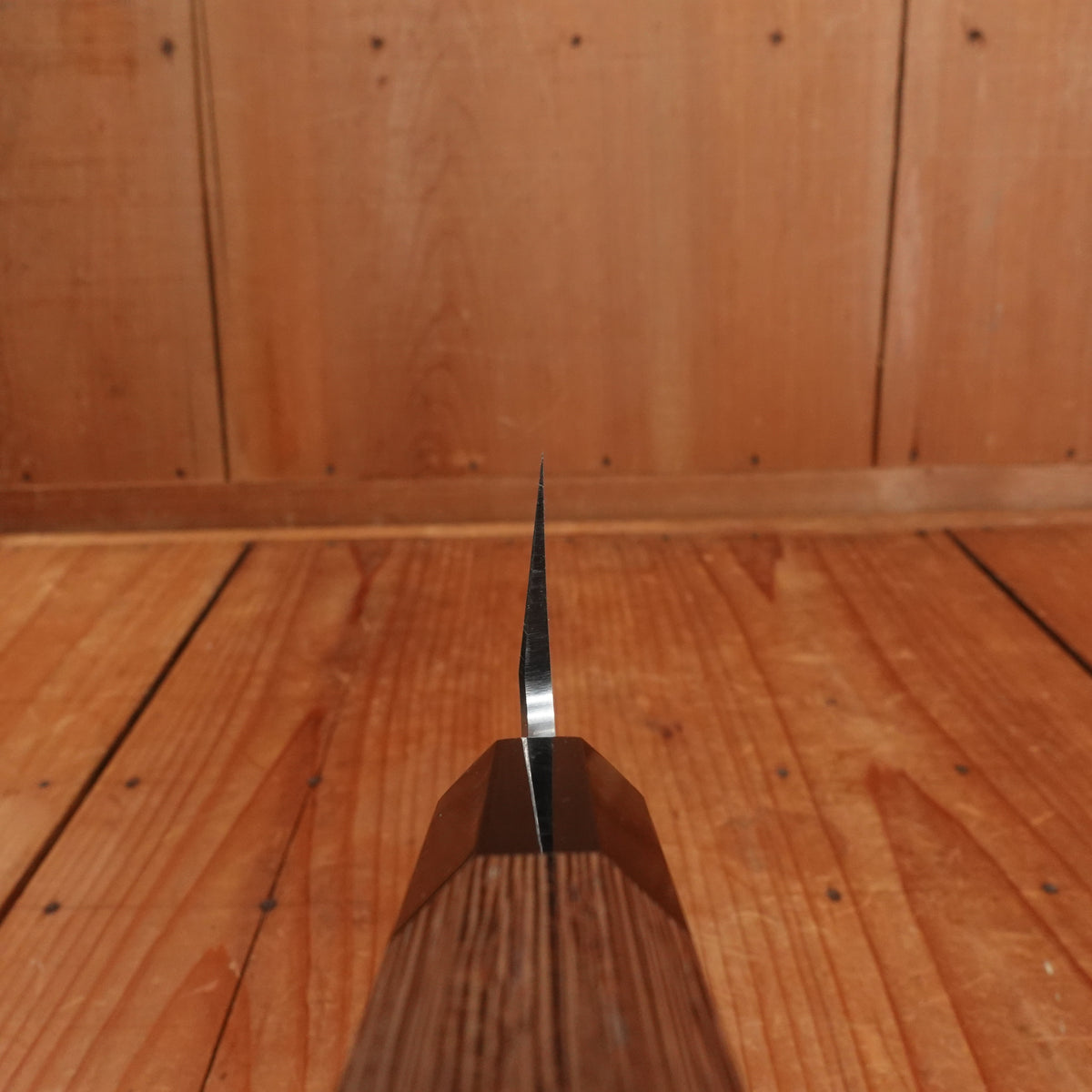 Hatsukokoro Shirasagi 240mm Kiritsuke Gyuto Single Bevel Shirogami 2 Angled Wenge