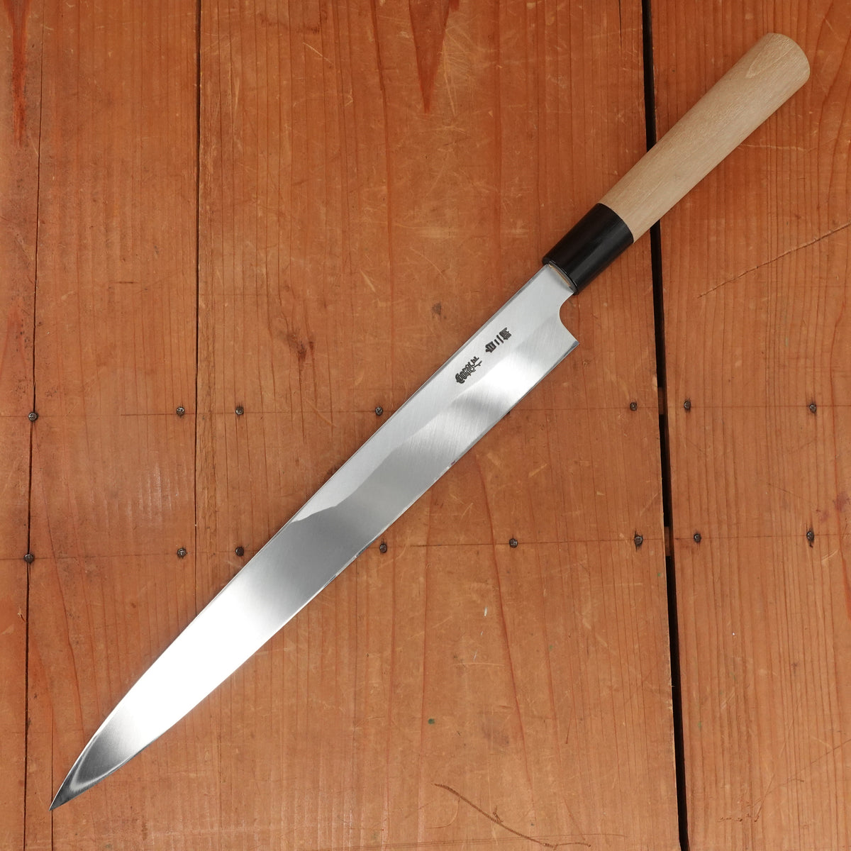 Hitohira Togashi 300mm Yanagi Shirogami 2 D Ho / Horn with Saya