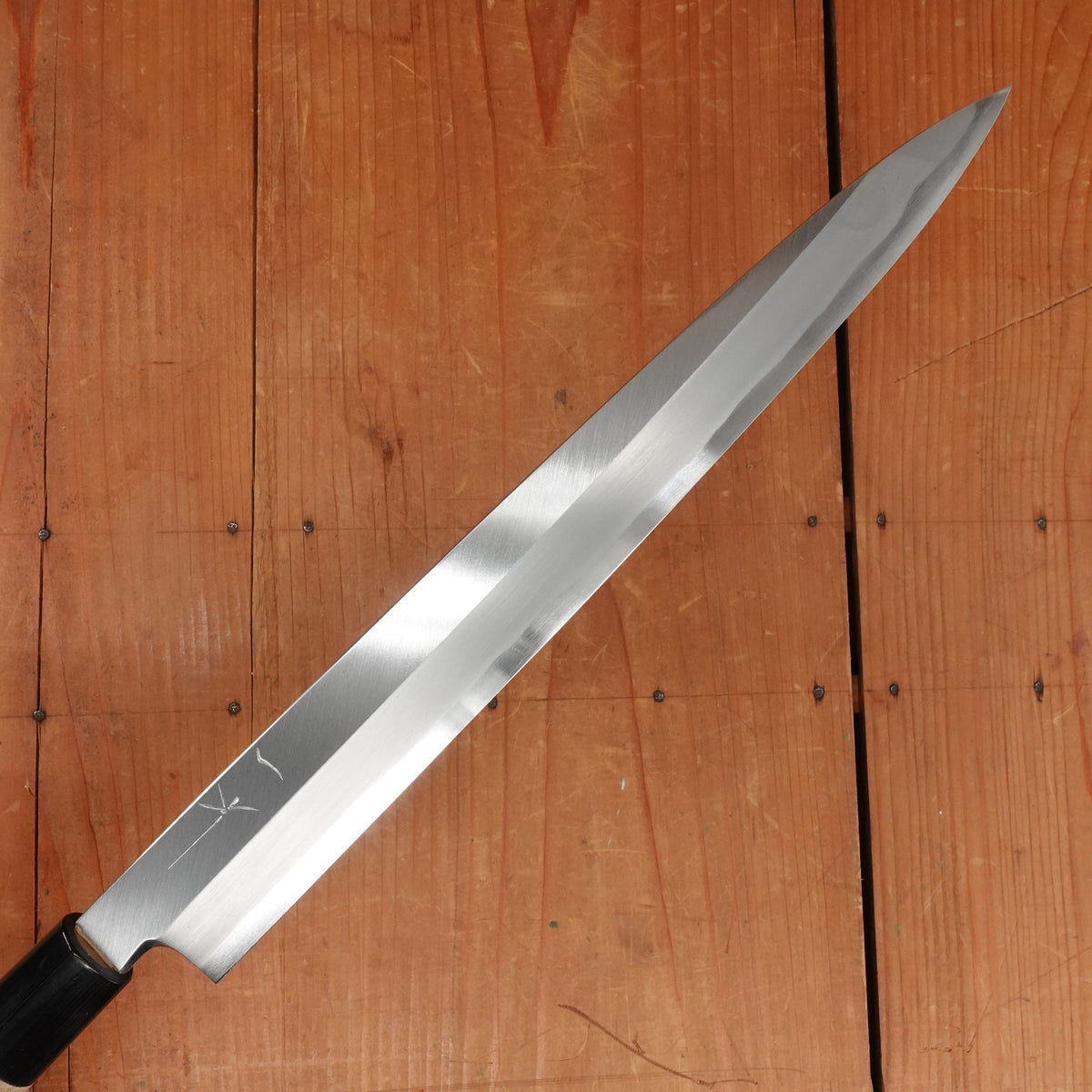Hitohira Togashi 300mm Yanagi Shirogami 2 D Ho / Horn with Saya
