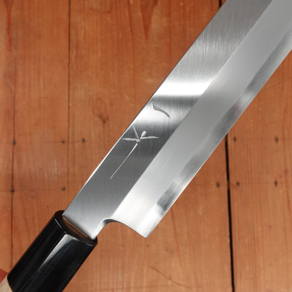 Hitohira Togashi 300mm Yanagi Shirogami 2 D Ho / Horn with Saya