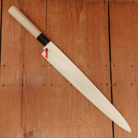 Hitohira Togashi 330mm Yanagi Shirogami 2 D Ho / Horn with Saya