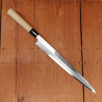 Hitohira Togashi 330mm Yanagi Shirogami 2 D Ho / Horn with Saya