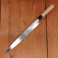 Hitohira Togashi 330mm Yanagi Shirogami 2 D Ho / Horn with Saya