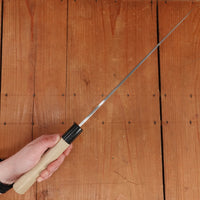 Hitohira Togashi 330mm Yanagi Shirogami 2 D Ho / Horn with Saya