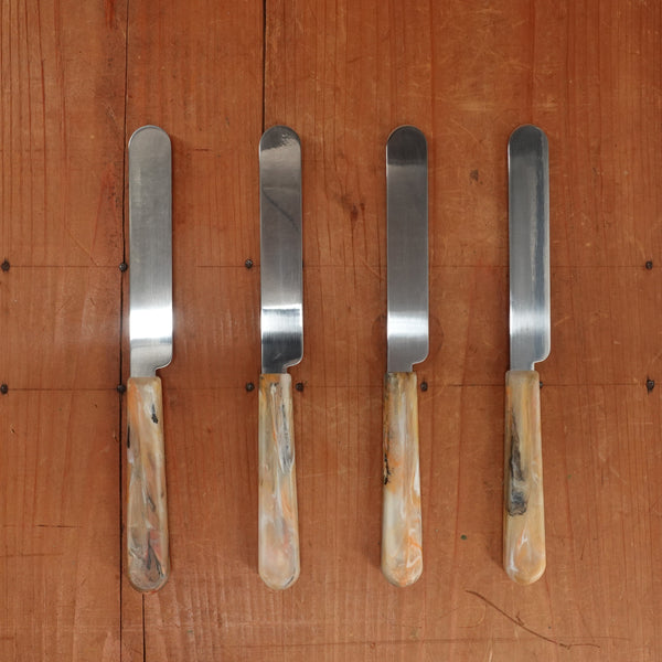 Allday Goods Table Knife Set Stainless Spacedust Handle - 4 Pieces