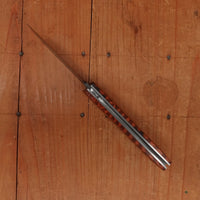 David Margrita 10cm Drop Point Carbon Damascus Slip Joint Amourette Handle
