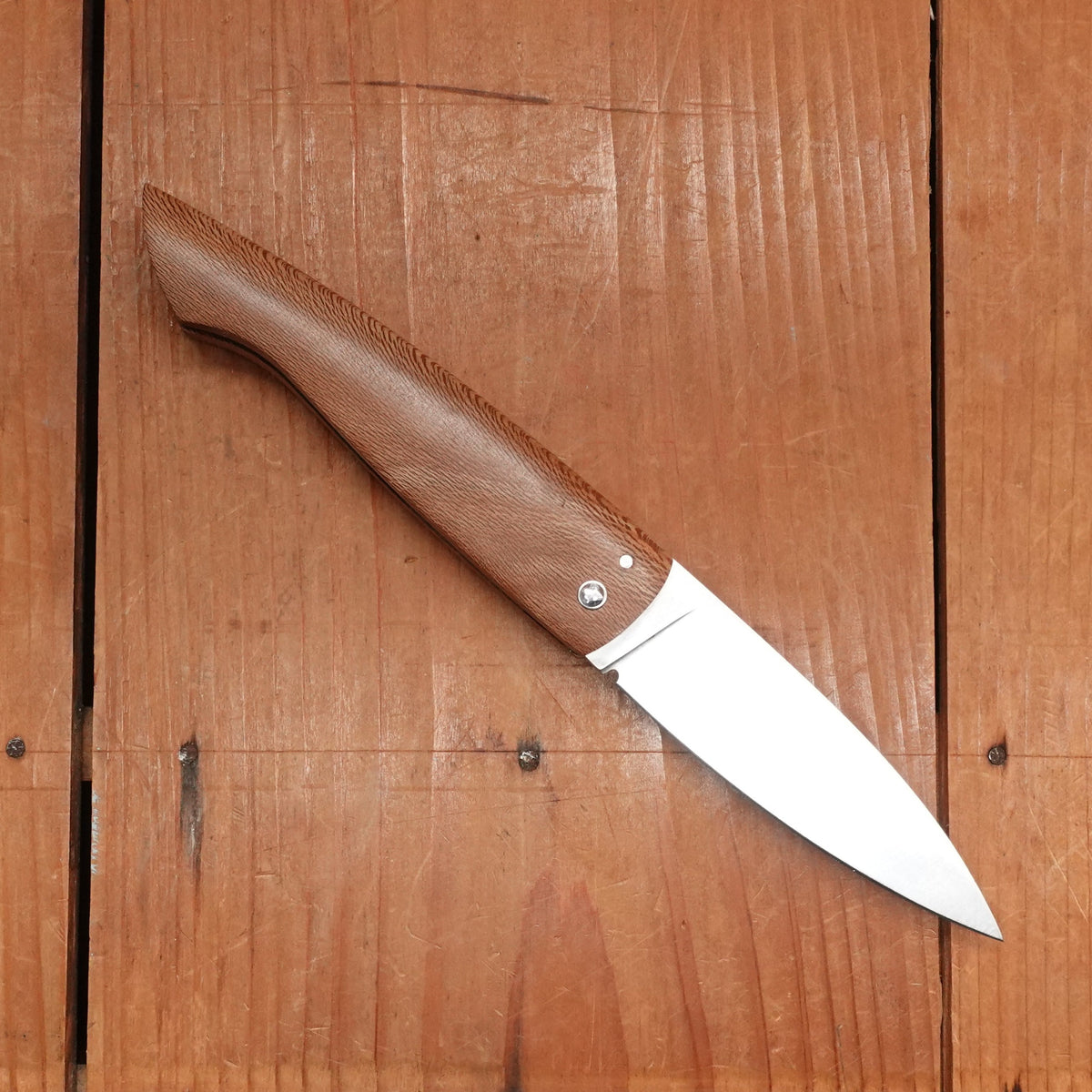 David Margrita Capuchin 11cm Drop Point Stainless Friction Fit Plane Wood