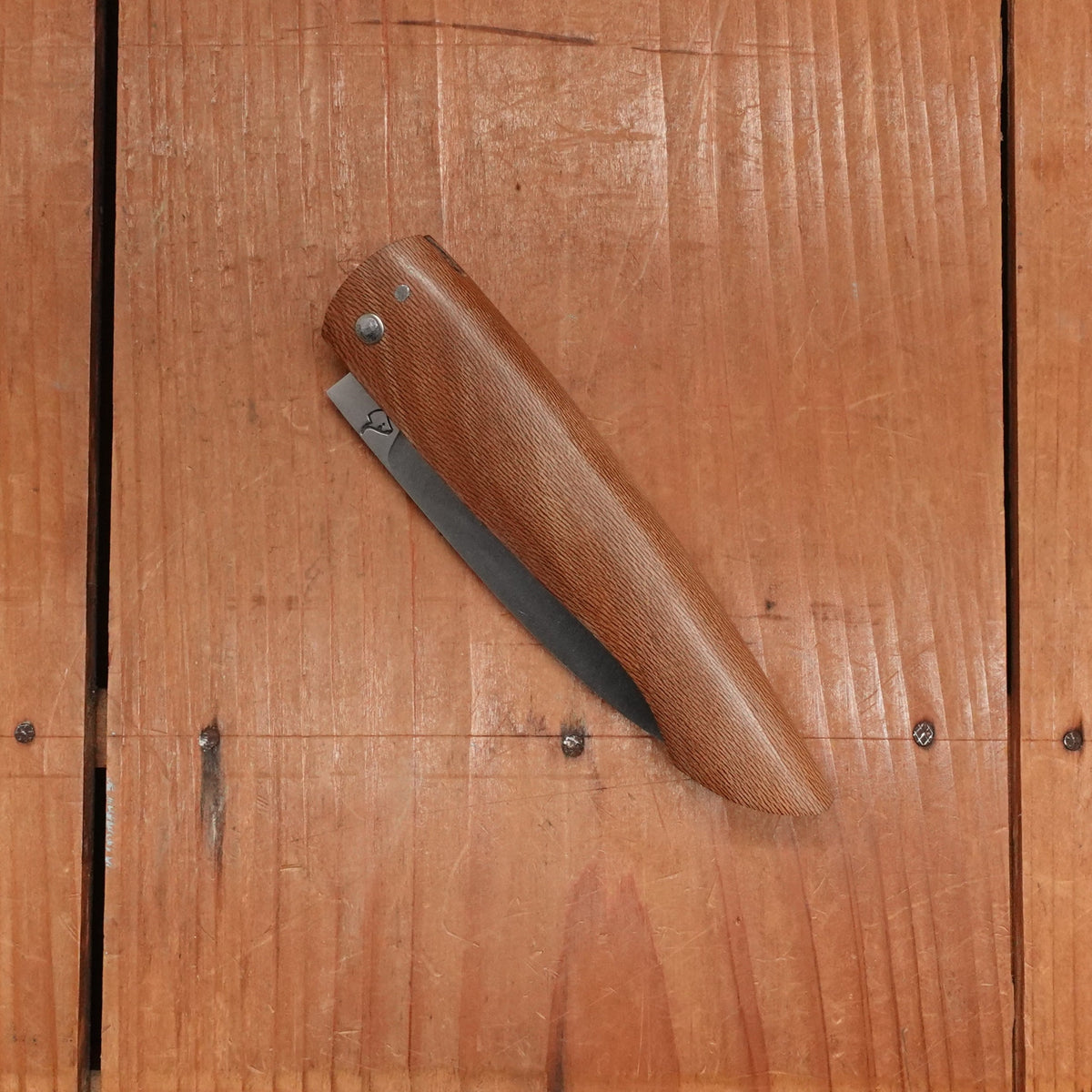 David Margrita Capuchin 11cm Drop Point Stainless Friction Fit Plane Wood