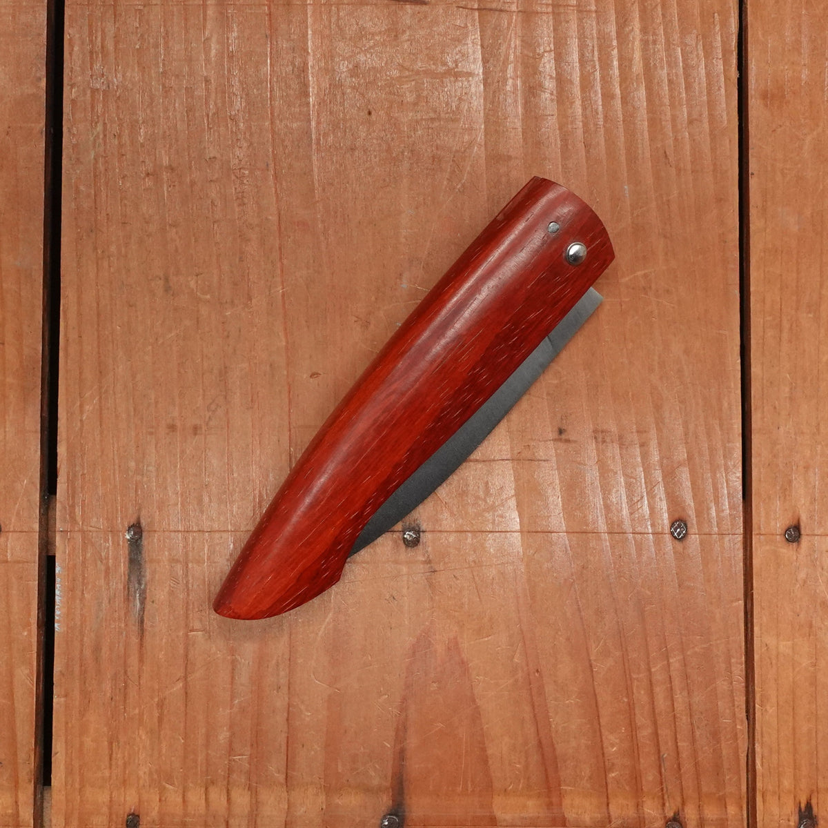 David Margrita Capuchin 11cm Drop Point Stainless Friction Fit Padauk Wood