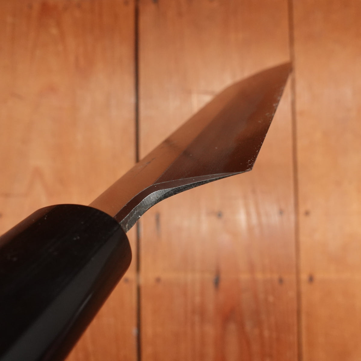 Hitohira Kikuchiyo Manzo 180mm Usuba Iron Clad Shirogami 3 Ho Wood Handle (D-Shape)