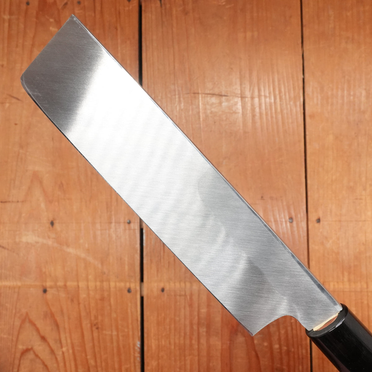 Hitohira Kikuchiyo Manzo 180mm Usuba Iron Clad Shirogami 3 Ho Wood Handle (D-Shape)
