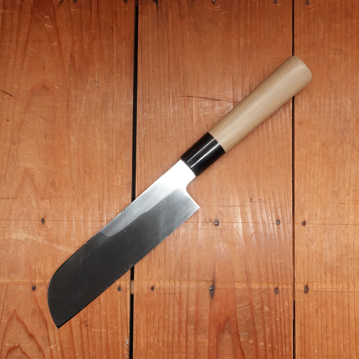 Hitohira Kikuchiyo Manzo 180mm Kamagata Usuba Iron Clad Shirogami 3 Ho Wood Handle