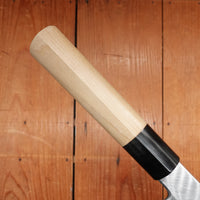Hitohira Kikuchiyo Manzo 180mm Kamagata Usuba Iron Clad Shirogami 3 Ho Wood Handle