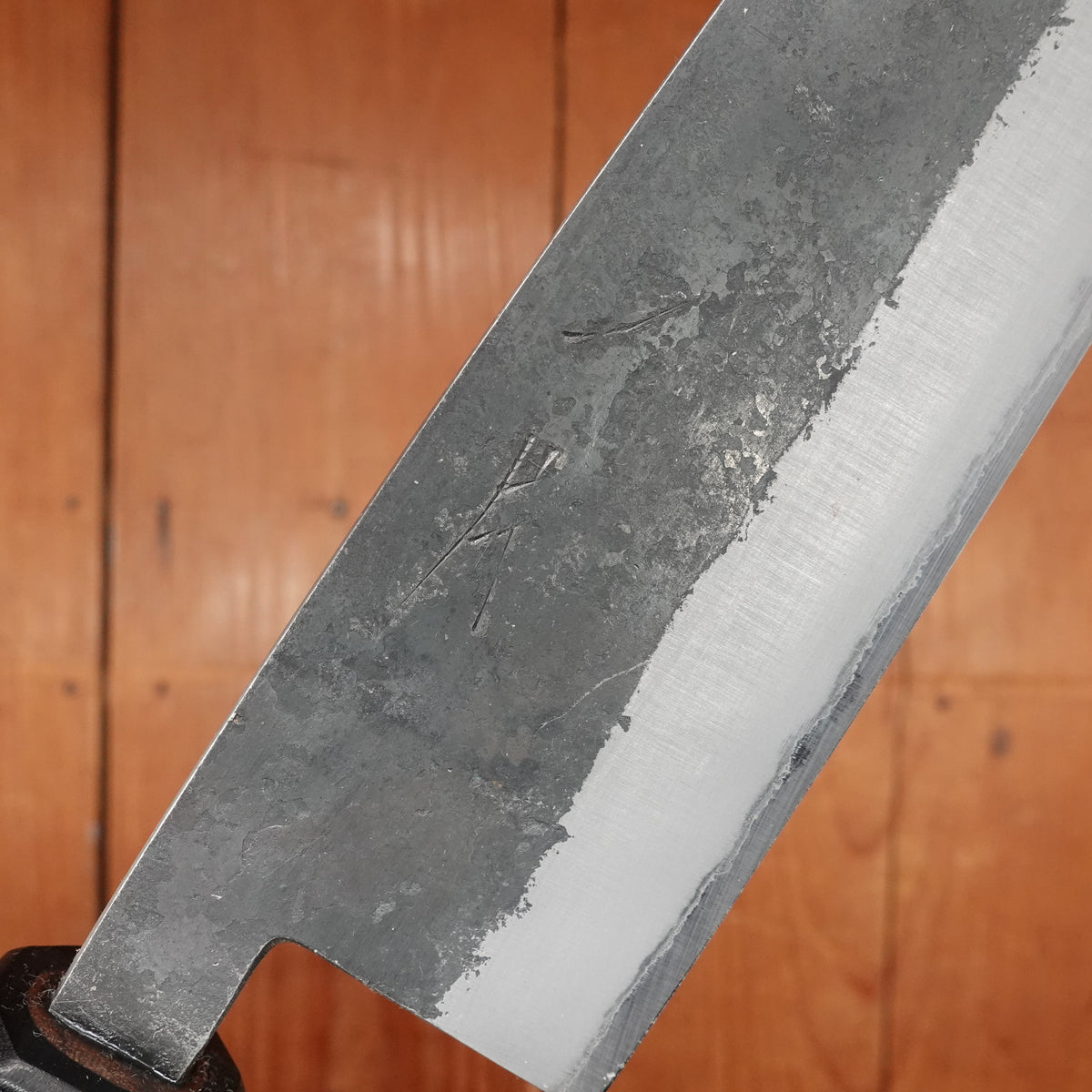 Hitohira Harima 180mm Bunka Stainless Clad Kurouchi Forged Aogami 2 Walnut Handle