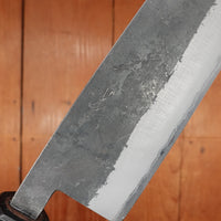 Hitohira Harima 180mm Bunka Stainless Clad Kurouchi Forged Aogami 2 Walnut Handle