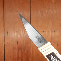 Morihei Yoshitomo 21mm Kiridashi Shirogami 2 Rattan Handle